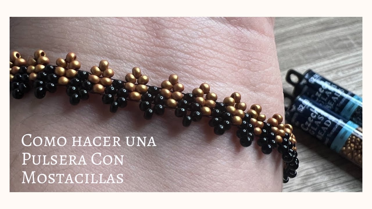 Pulsera En Mostacilla Fácil paso a paso