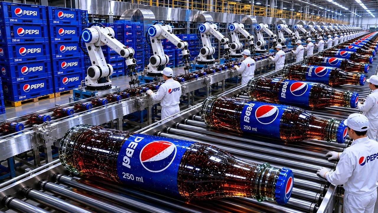 Como Se hace la Pepsi Cola en Fabrica