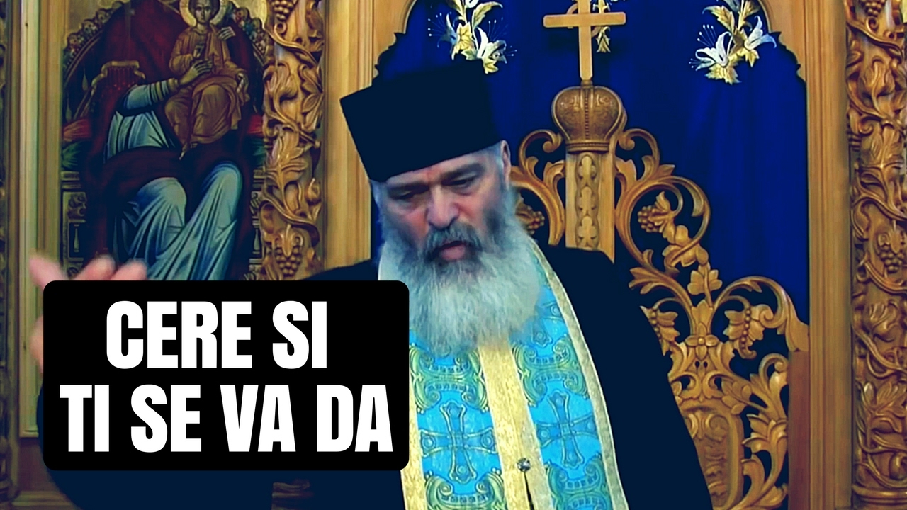 Gândiți-vă ce vreți și se va împlini - Parintele Calistrat