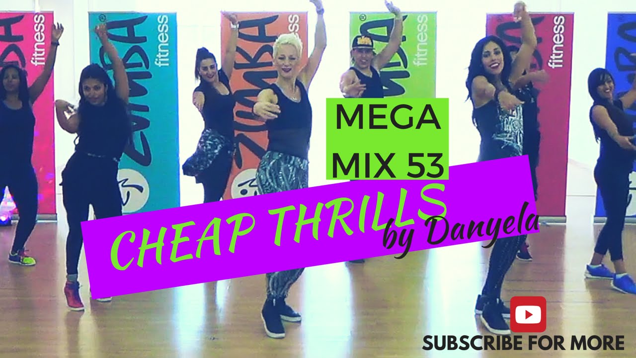 CHEAP THRILLS Zumba® cover MegaMix 53 with Celina and Danyela