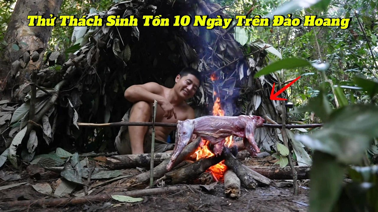 Thử Thách Sinh Tồn 10 Ngày Trên Đảo Hoang - Không Thức Ăn, Không Nước Uống