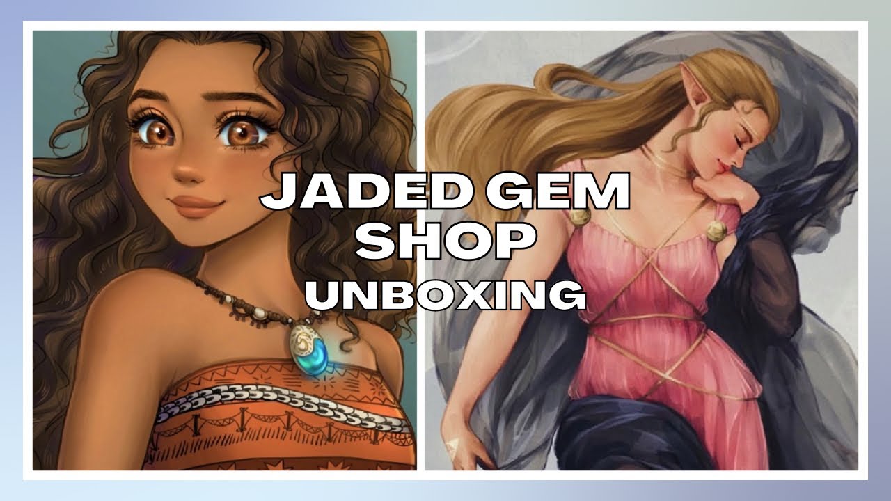 Unboxing: Jaded Gem Shop Diamond Paintings - 