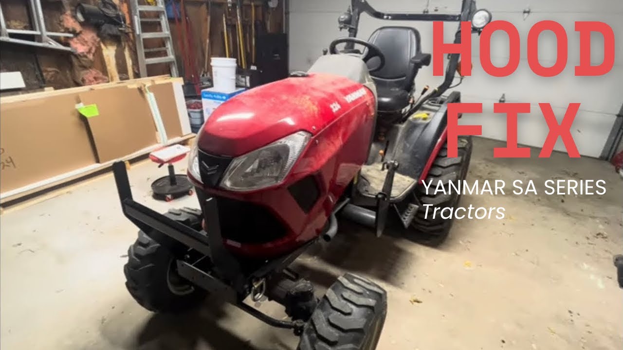 Yanmar SA series hood fix