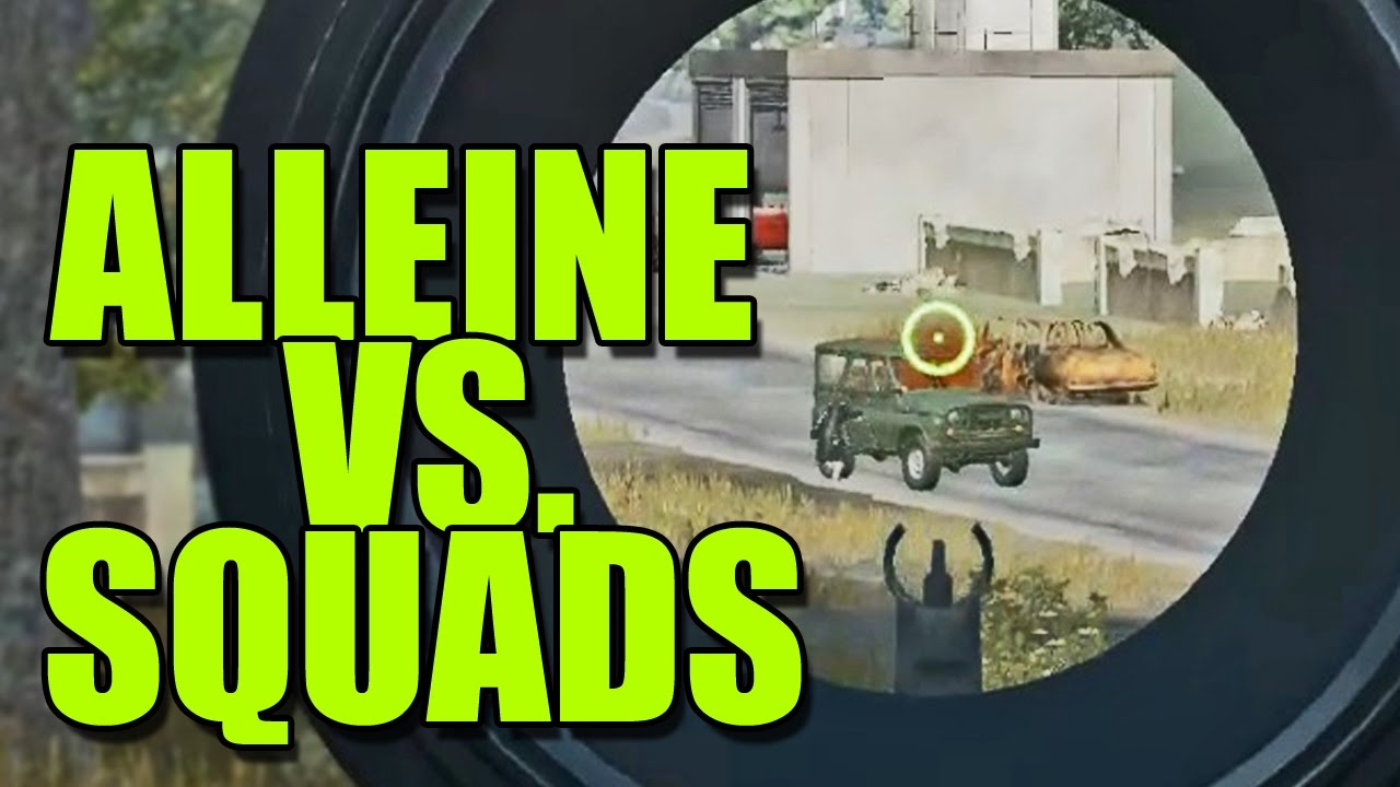 ALLEINE vs. SQUADS - Playerunknown's Battlegrounds #17 | Ranzratte1337
