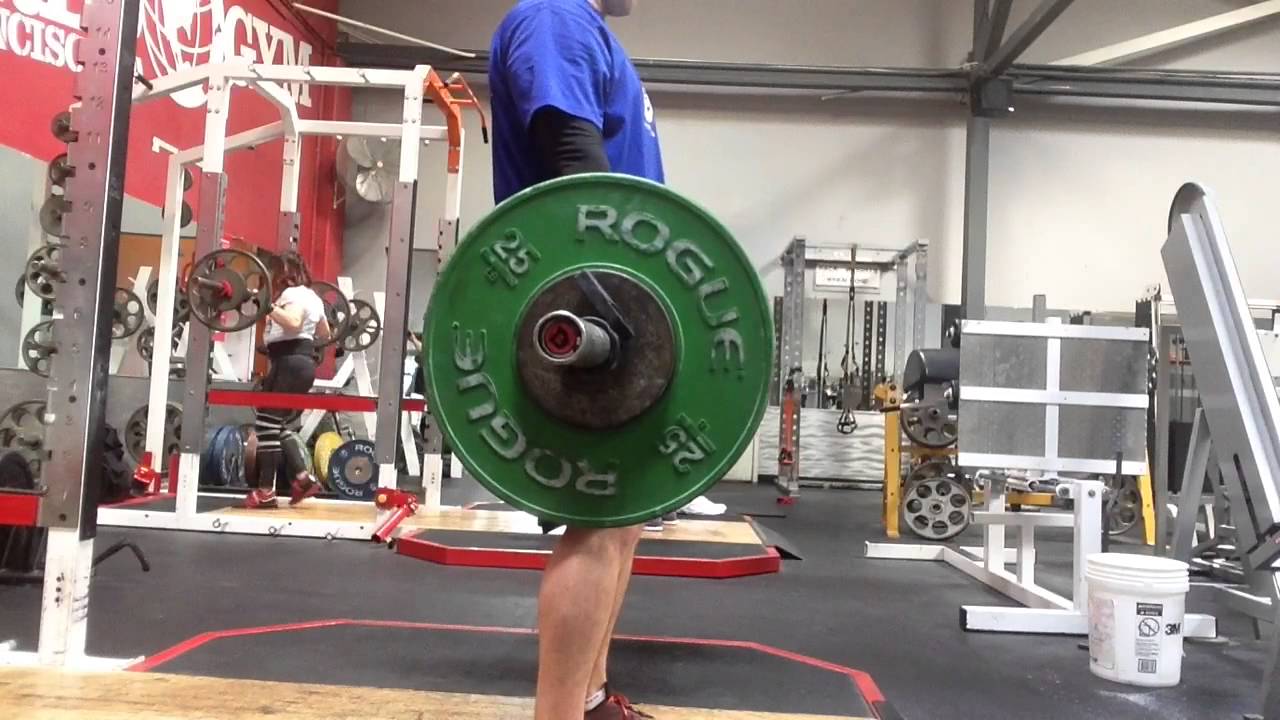 195lb hang power clean 2x