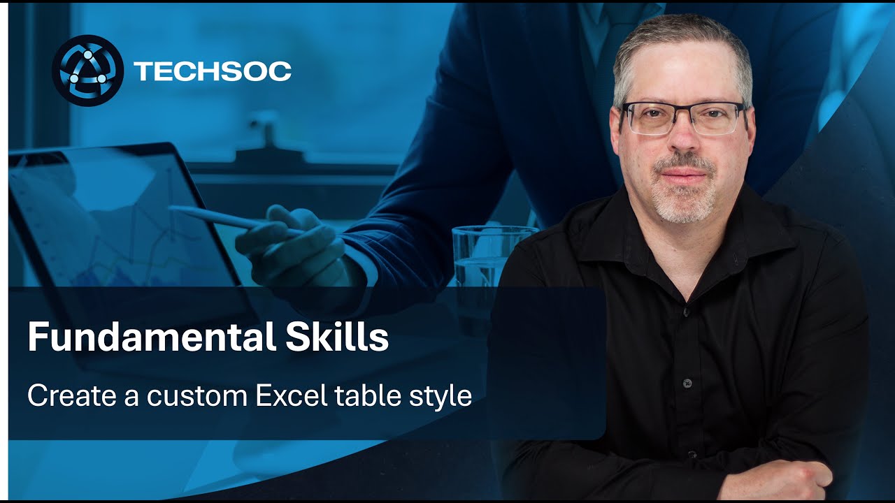 Creating a custom Excel table style