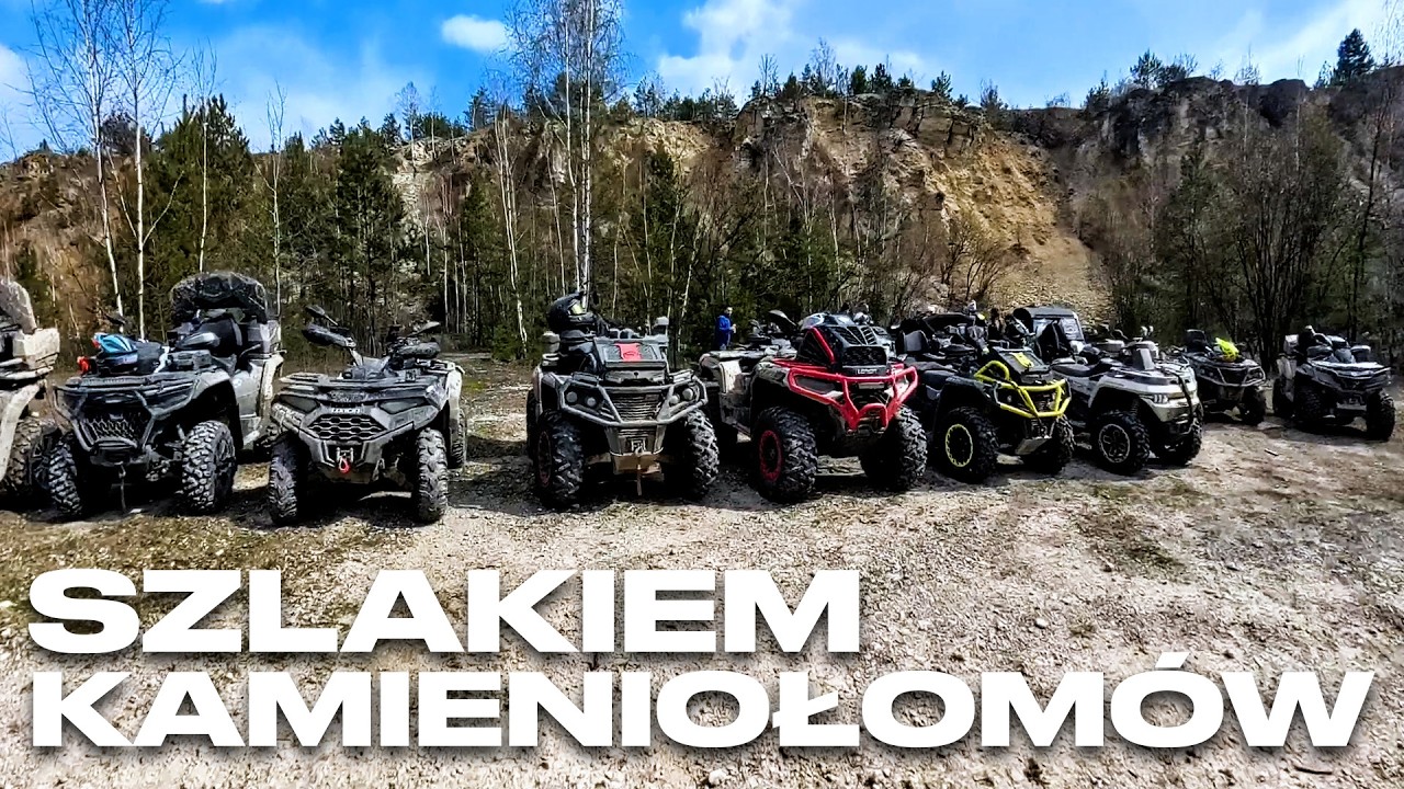 SZLAKIEM KAMIENIOŁOM&Oacute;W - 120KM NA QUADACH! 💨