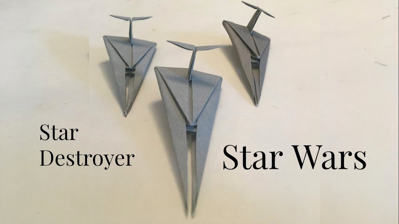 How to Make an Origami Star Destroyer (Star Wars Origami)