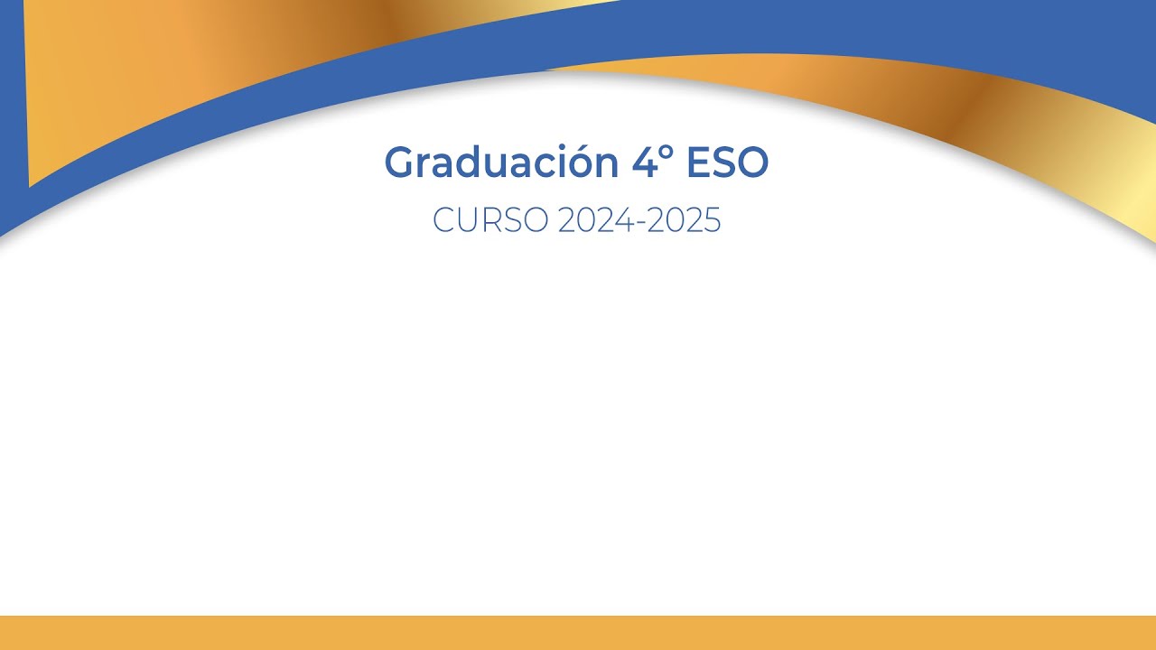 Graduación 4º ESO 2024-25