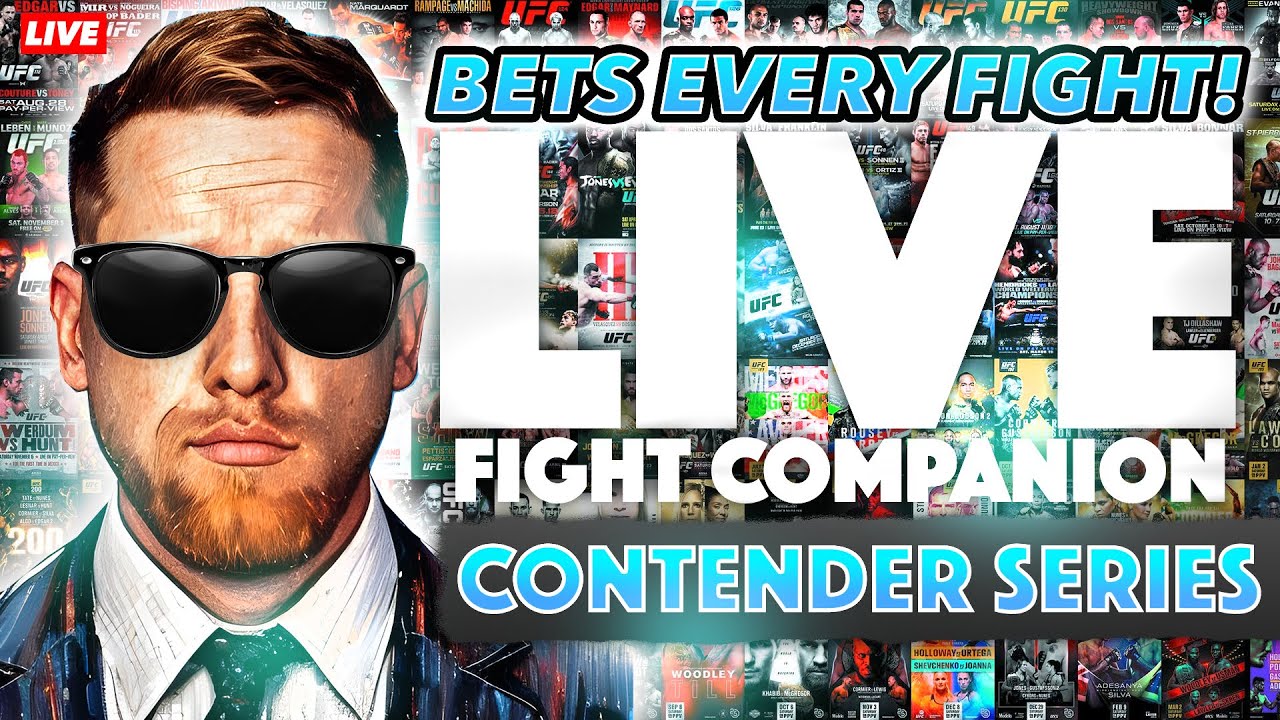 🔴 FIGHT COMPANION | Contender Series Week 8 | LIVE STREAM | #DWCS