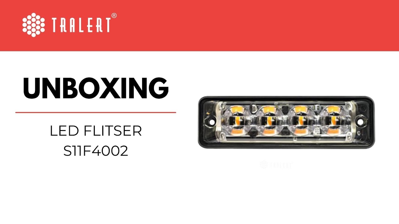 Unboxing LED flitser S11F4002