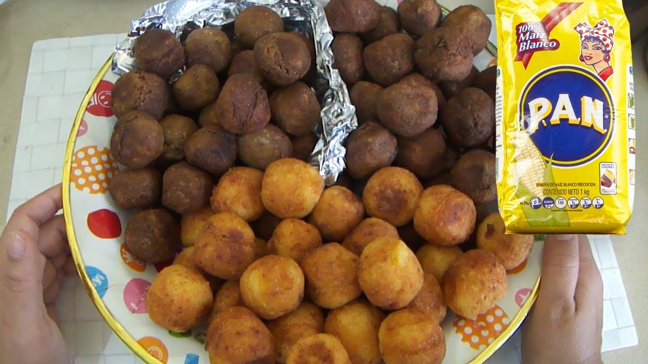 Bolitas de lenteja,, queso y pescado económicas  botana o pasapalos