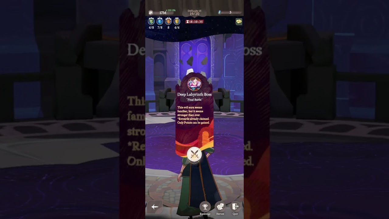 trying again to get top 20 in labyrinth