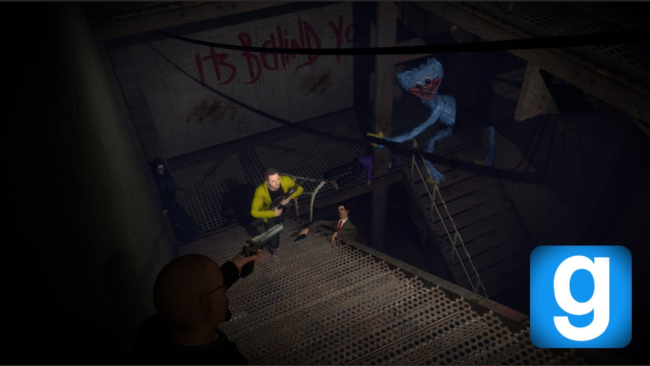 Surviving Huggy Wuggy in Abandoned Subway | Gmod Hide and Seek