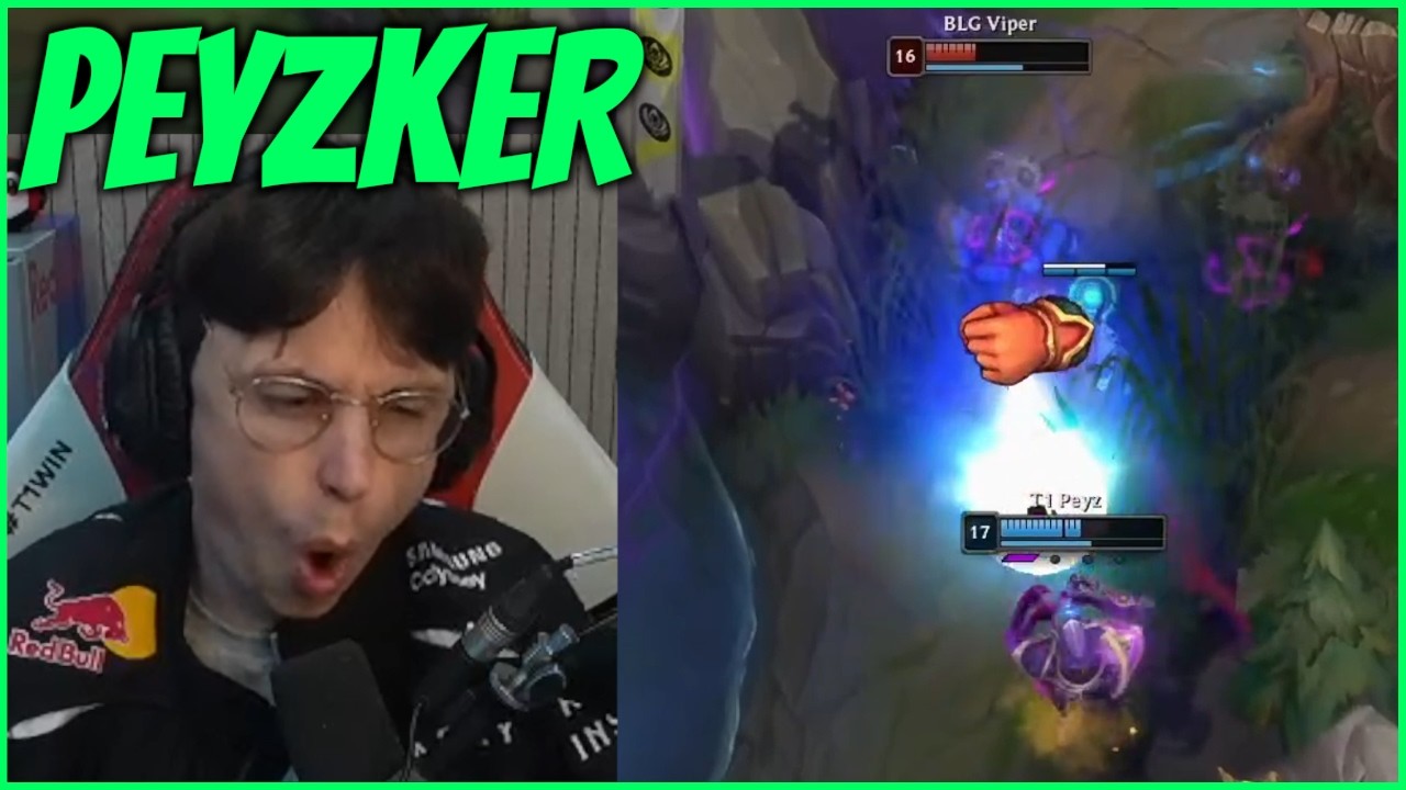 Peyz & Faker 2v4 To Defend Baron