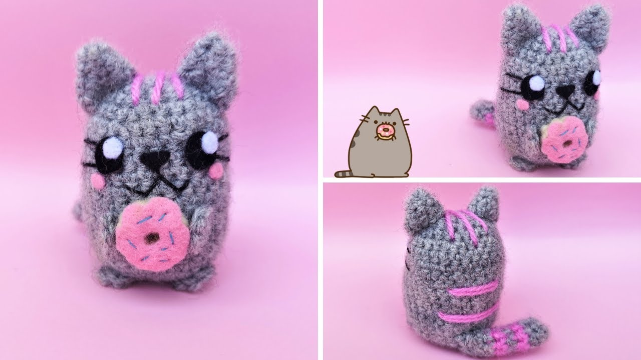 AMIGURUMI PUSHEEN TUTORIAL FACILE E VELOCE