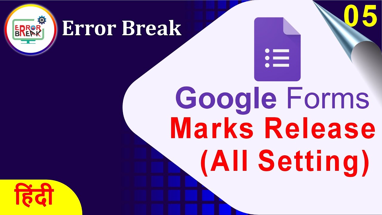 All Setting For Quiz In Google Forms #google