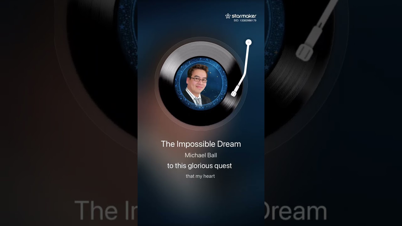 The impossible dream cover by Randy De Jesus ￼