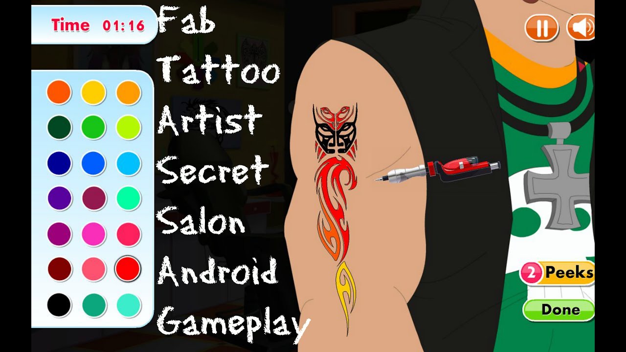 Fab Tattoo Artist Secret Salon Android Gameplay