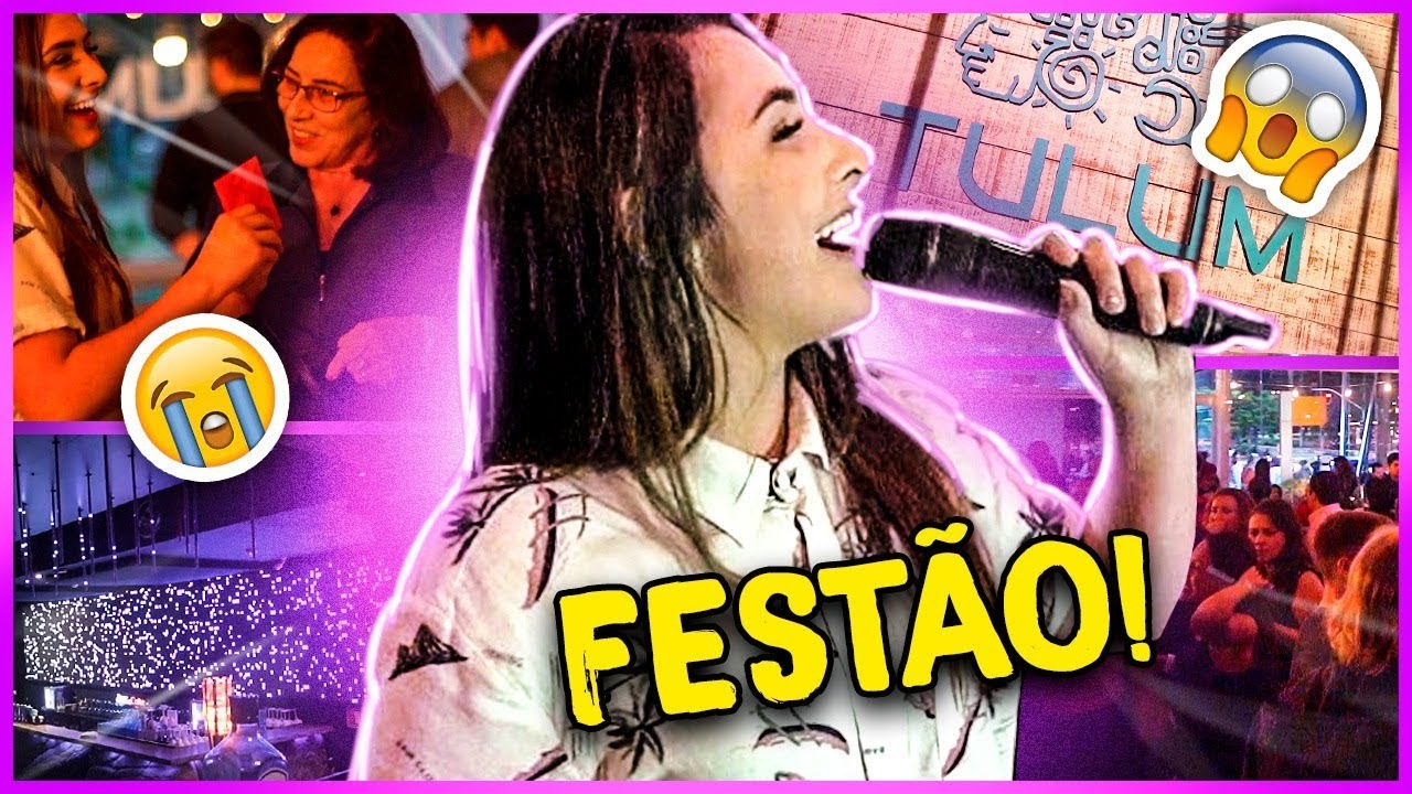 MINHA SUPER FESTA DE 19 ANOS COM YOUTUBERS!