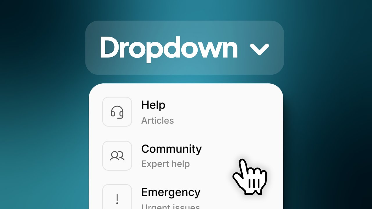 How to Build a Dropdown Menu in Framer (Easy Guide)