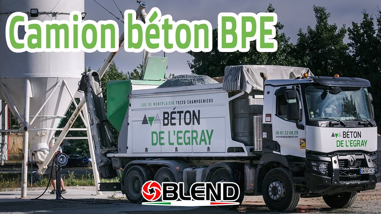 Camion béton BLEND - Béton de l'Egray - Retour d'expérience