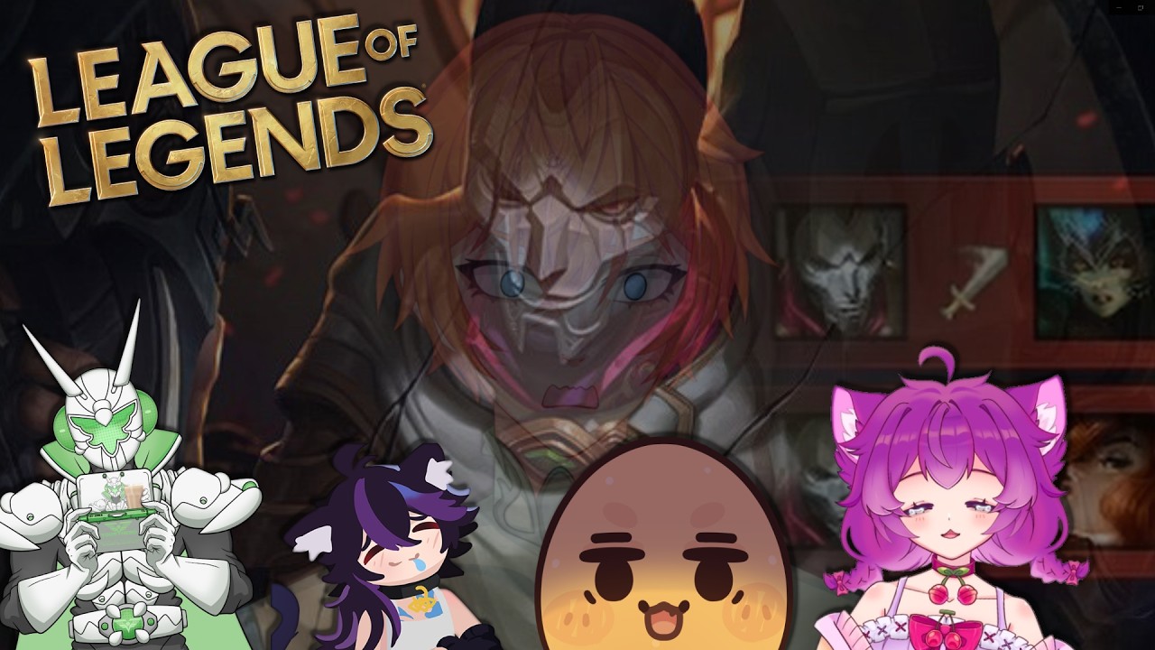 Я заставил виртуальных ютуберов играть в League of Legends!!