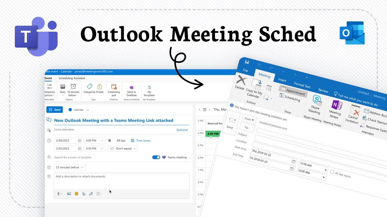 How to use microsoft teams for a meeting using outlook