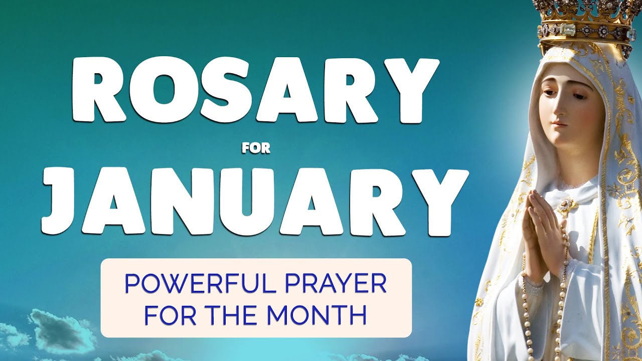 🙏 ROSARY JANUARY 2026 🙏 Powerful Rosary Prayer for this MONTH