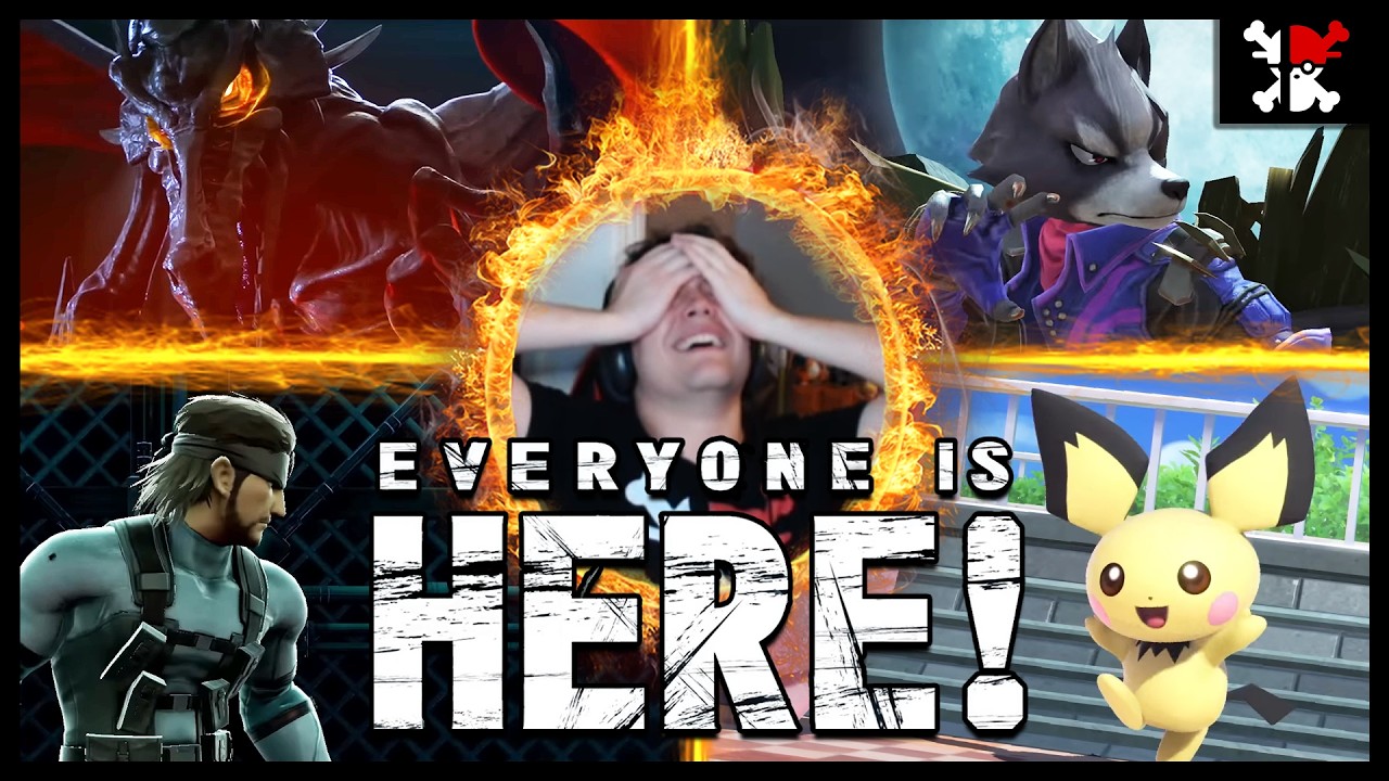 Smash Bros. Ultimate "Everyone is Here" E3 2018 Trailer - RogersBase Reacts