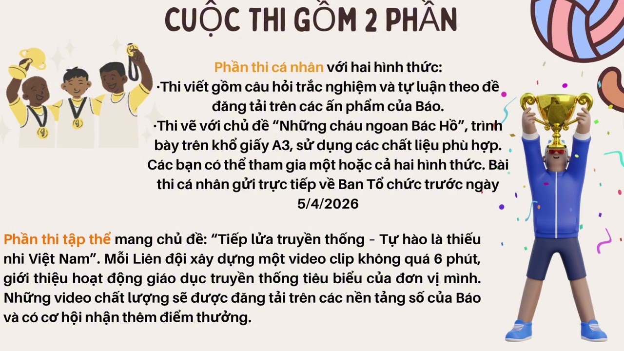 PHÁT ĐỘNG CUỘC THI 
