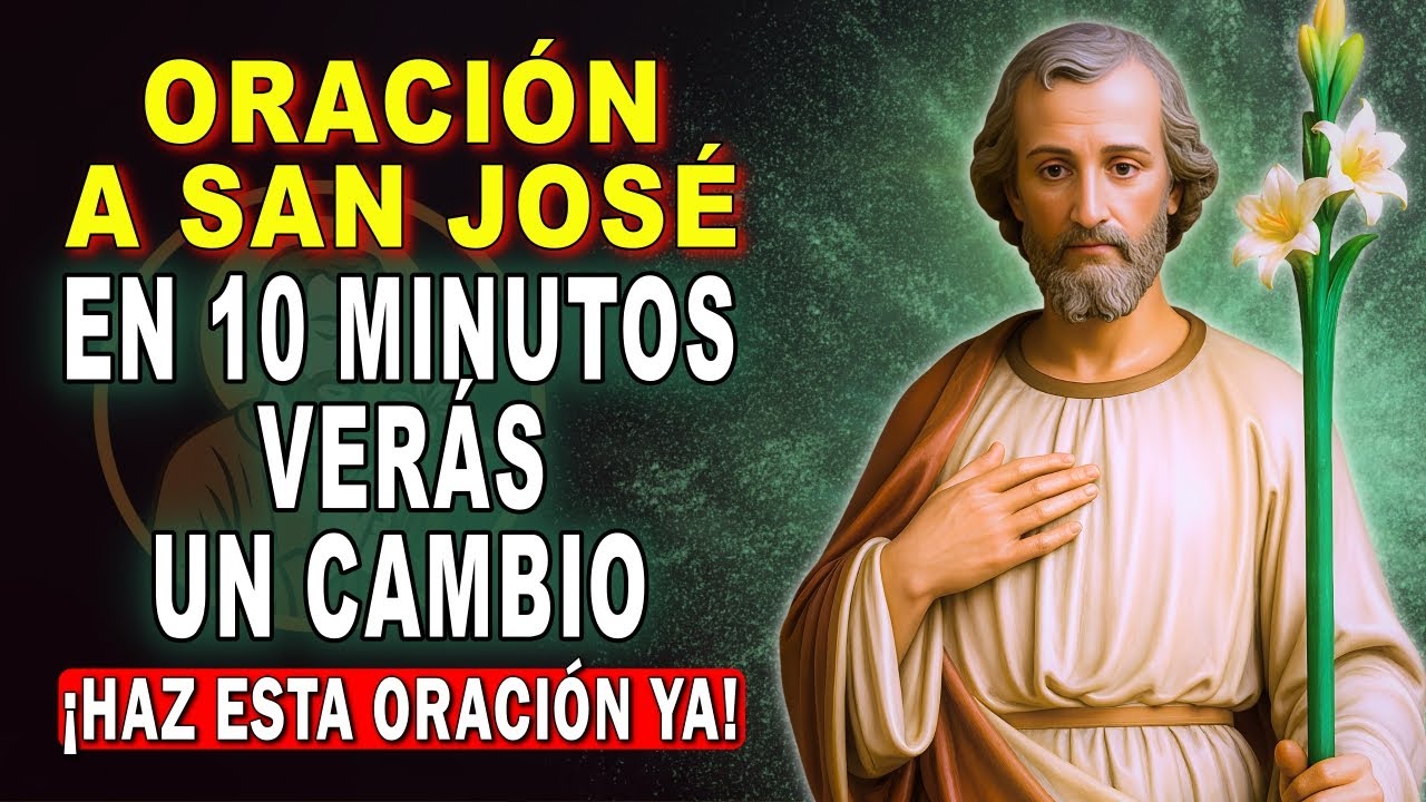 ✝️SAN JOSE, ORACIÓN PARA TRES PETICIONES IMPOSIBLES Y DESESPERADAS 🙏