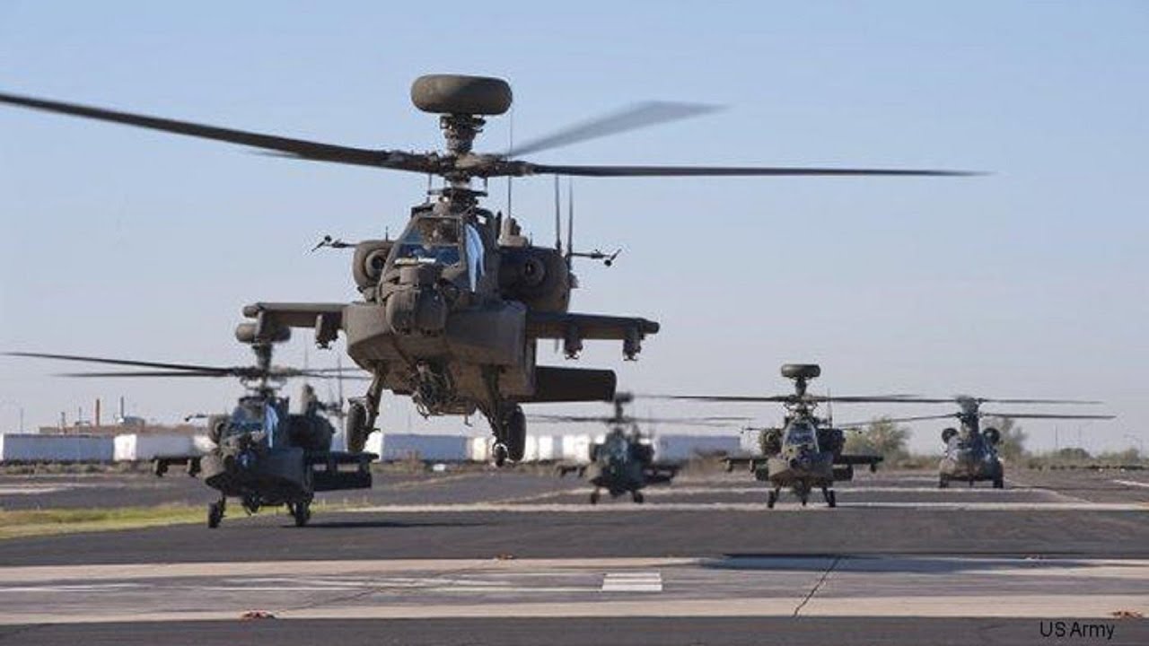 AH 64 Apache en route to Poland