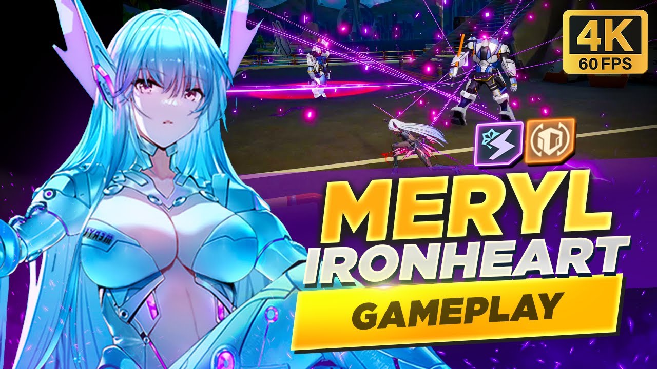 Tower of Fantasy: Meryl Ironheart SSR Gameplay Showcase 4K