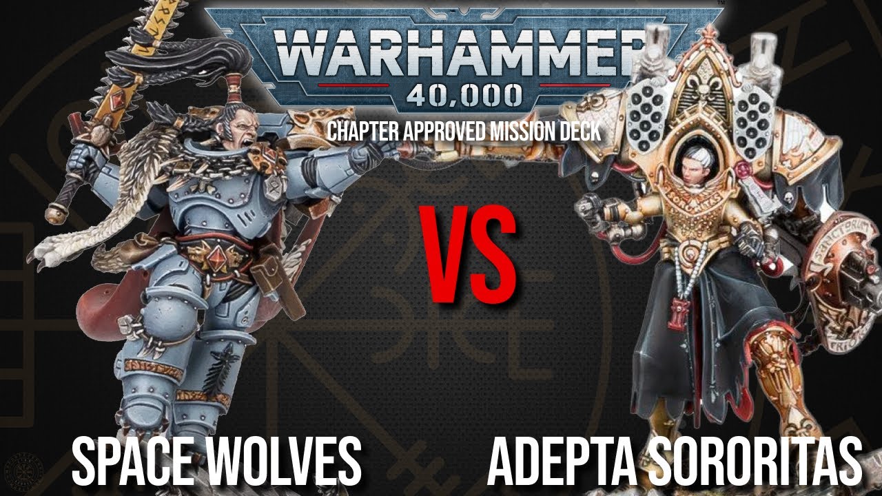 BRAND NEW Space Wolves Vs Adepta Sororitas - Warhammer 40k 10th Edition