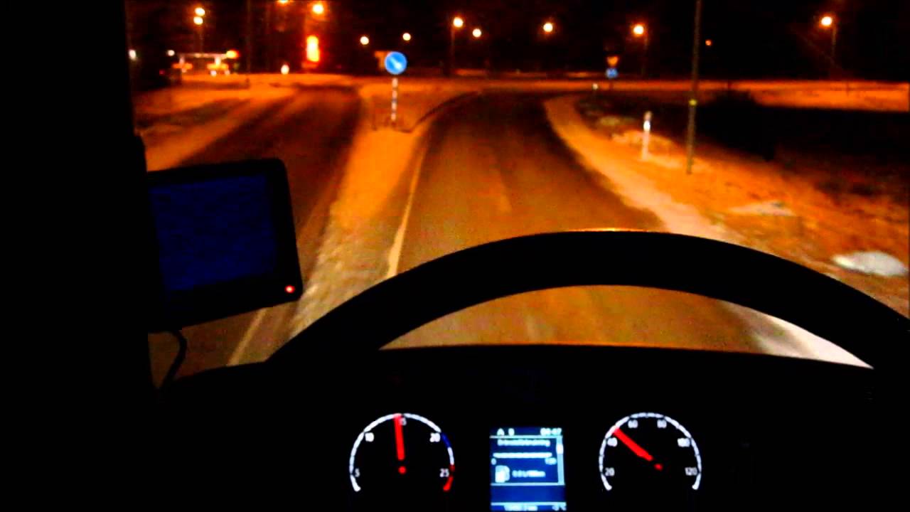 Scania G400 MY2013 Cold Start, Driving and Exhaust Brake Sound