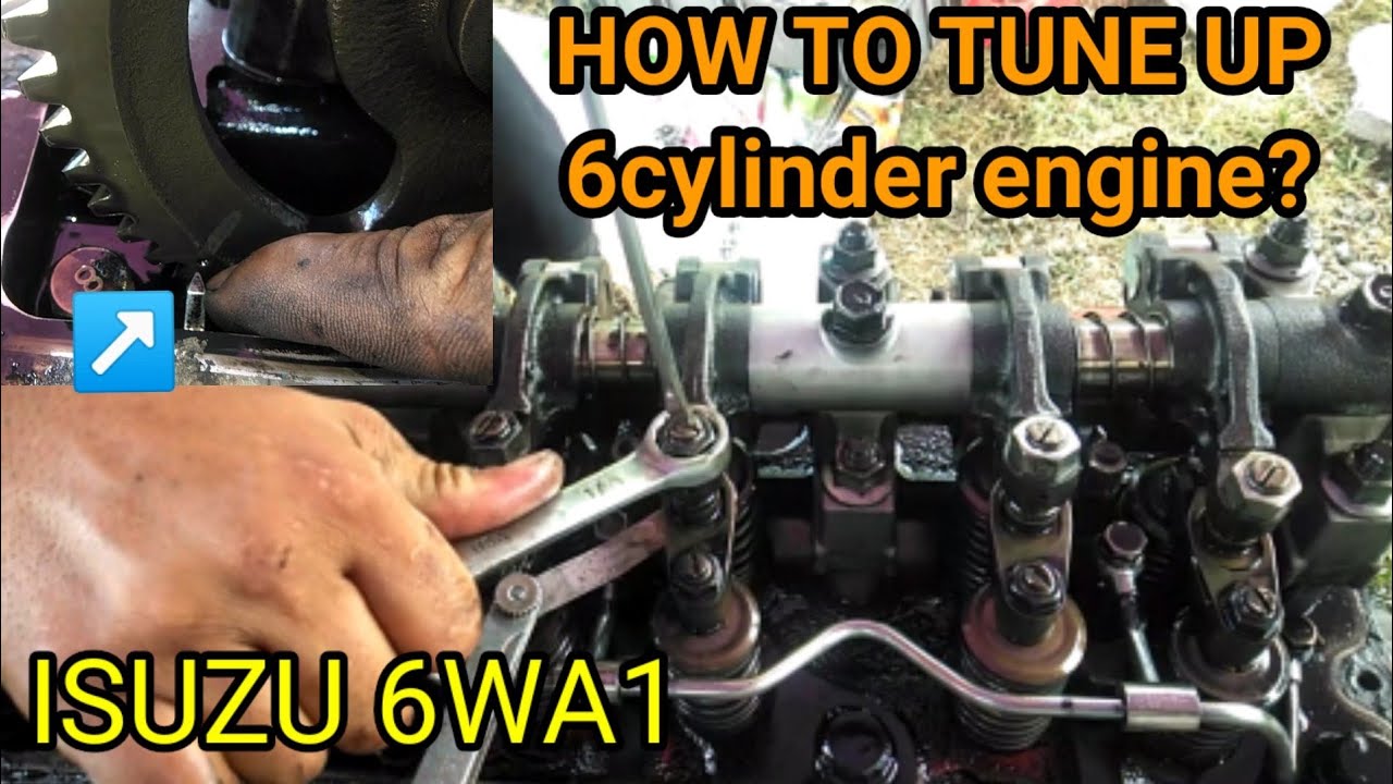 TUNE UP NG ISUZU 6WA1 ENGINE