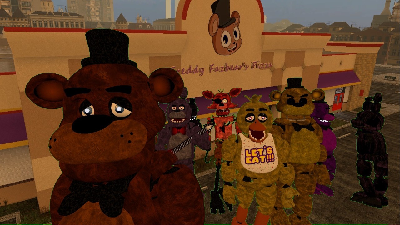 Freddy ask out Chica