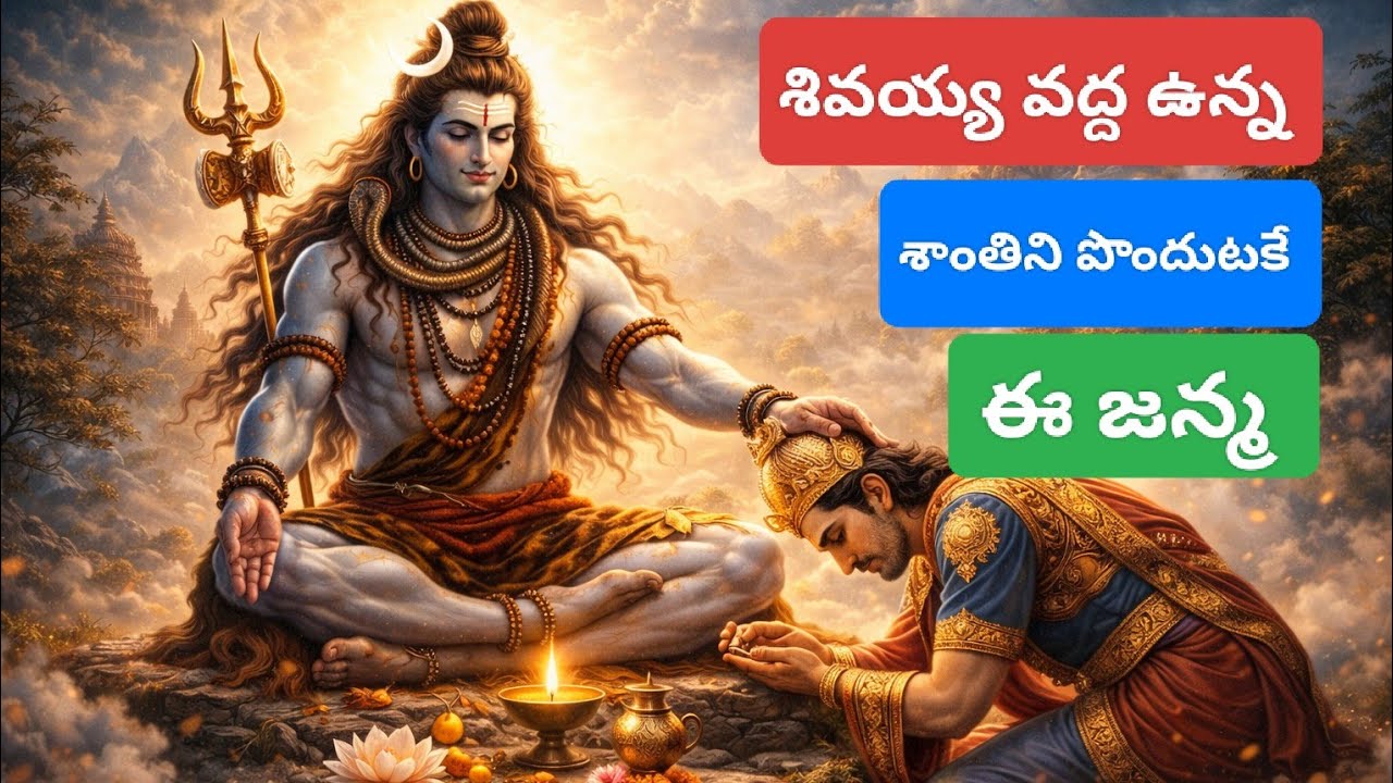 రాజశేఖరుని పాదము వద్ద శాంతి ఉన్నదీ | Shiva Devotional Telugu Song | Paramashanti Bhakti Geetham