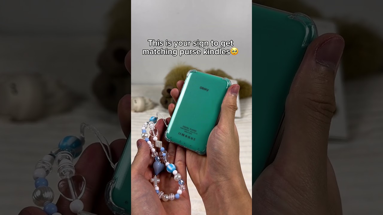 I&rsquo;m so glad he bought these🥰 #fyp #minikindle #kindle #pursekindle