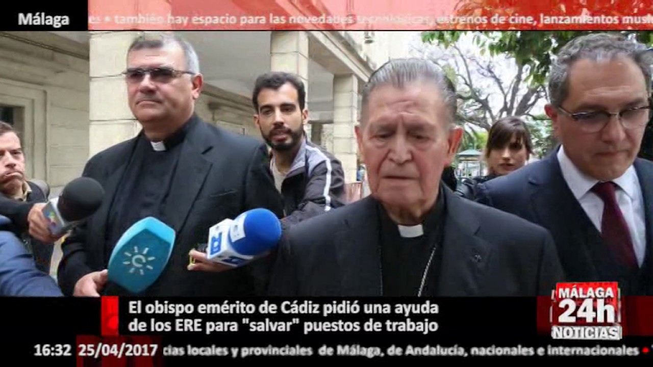 El obispo emérito de Cádiz pidió una ayuda de los ERE para 
