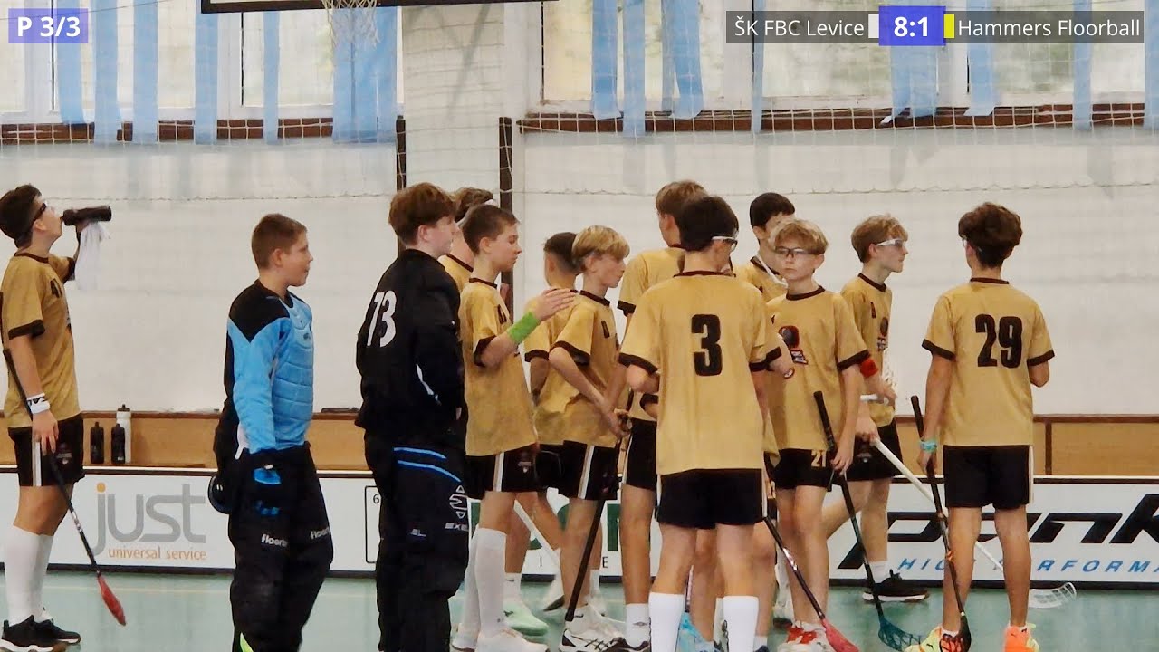 12.10.2025 ŠK FBC Levice (8:1) Hammers Floorball
