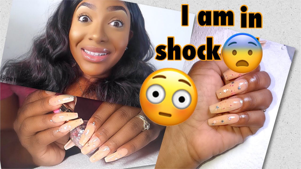 I DID MY OWN ACRYLIC NAILS FOR THE 1st TIME EVER!  | PETITE-SUE DIVINITII