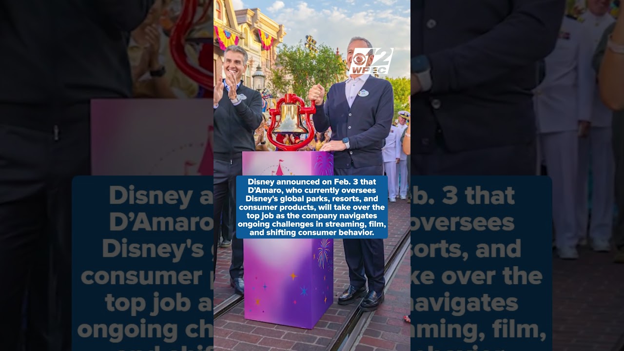 Disney taps theme parks chief Josh D'Amaro as next CEO to succeed Bob Iger