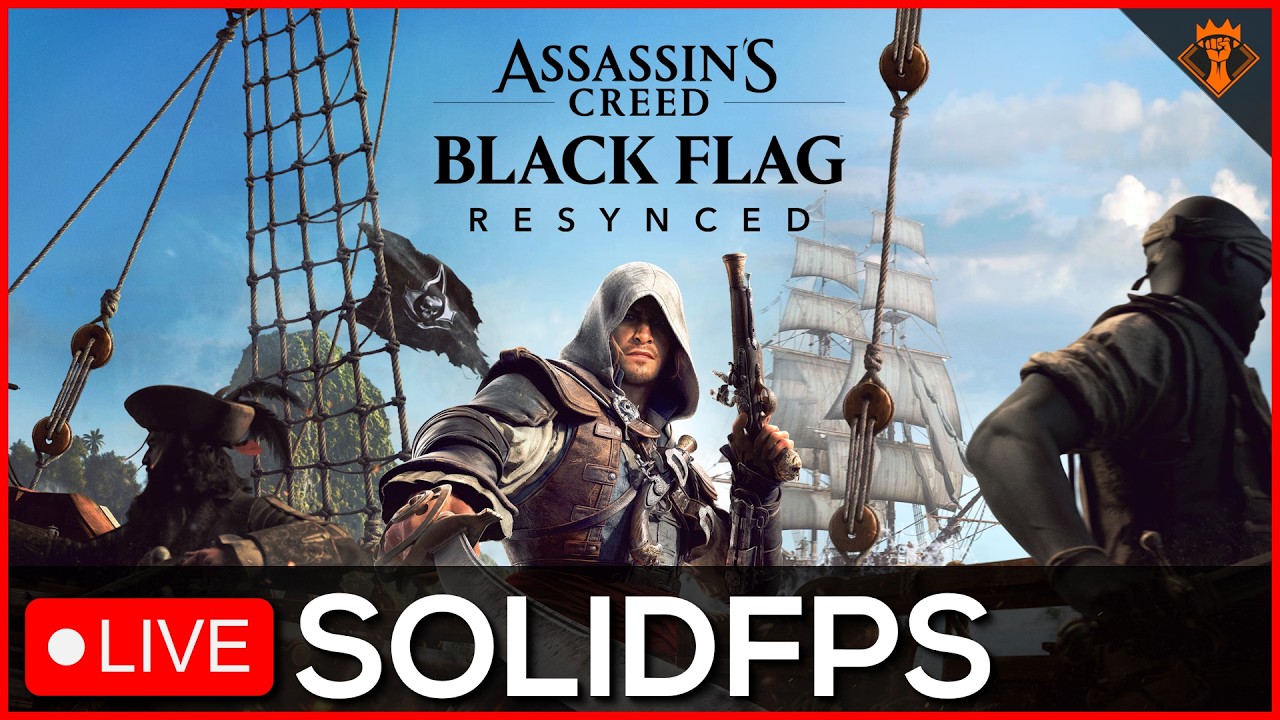🔴Assassin's Creed: Black Flag Resynced / HARD✅I didn't play OG Black Flag and I'm going for 100%