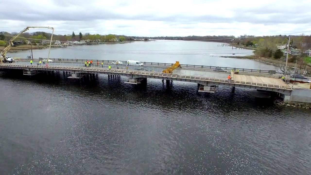 Central Bridge Construction - Pare Project Update - Barrington, RI HD