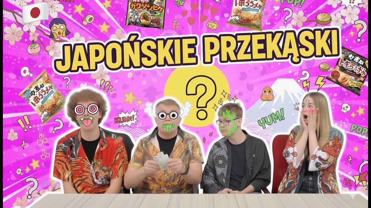 TESTUJEMY JAPOŃSKIE PRZYSMAKI – Szokujące Smaki!