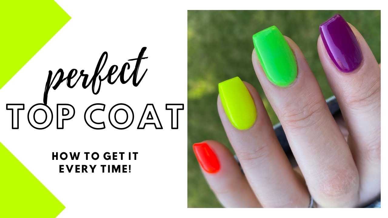 PERFECT top coat, and how to fix an oopsie.