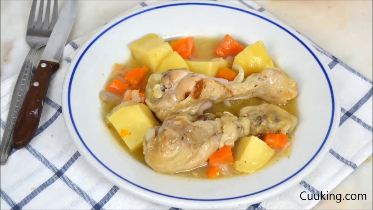 Muslos de pollo guisados ¡En olla GM!