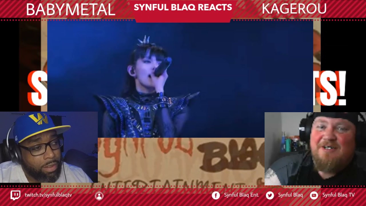 Synful Blaq Reacts - BabyMetal - Kagerou